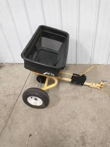 lot 55 image: Yardworks SeederLawn Tractor Pull Behind