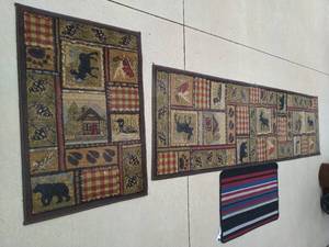 lot 675 image: Cabin Style Rugs