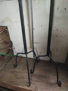 lot 703 image: Two Metal Flower Pot Holders