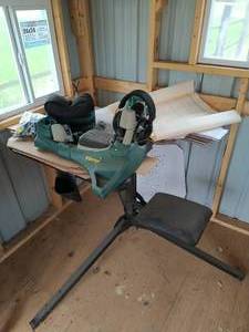 lot 709 image: Caldwell Shooting Practice Stand with Accessories