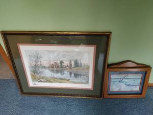 lot 719 image: Two Framed Art Prints