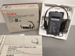 lot 25 image: AIWA Compact FM RadioCassette Recorder
