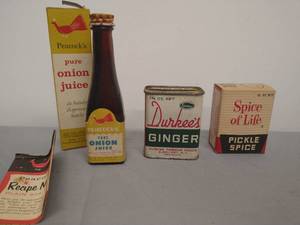 lot 78 image: Vintage Spice Containers