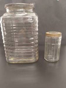 lot 89 image: Vintage Glass Jars