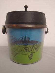lot 91 image: Ice Bucket with Lid Fish theme