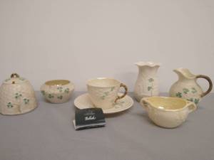 lot 98 image: Vintage Belleek  Fine China Items