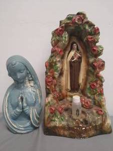 lot 106 image: Vintage Religious Statues