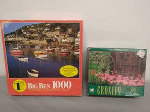 lot 110 image: Milton Bradley Jigsaw Puzzles