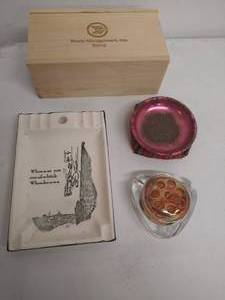 lot 115 image: Ashtrays, Matches, and Playing Cards
