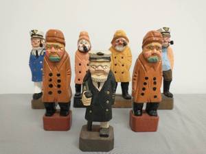 Collection of Wooden Sailors