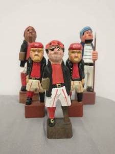 Collection of Wooden Pirates