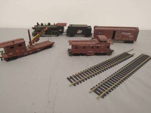 Toy Train Engine & Cars
