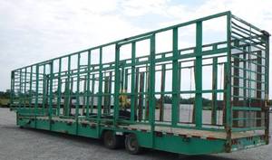 lot 8 image: 1996 Trail King Model TL10PS 53 Step Deck Semi Trailer