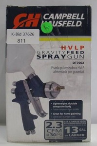 lot 811 image: Campbell-Hausfeld HVLP Gravity Feed Spray Gun 30 PSI