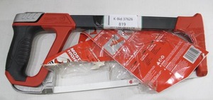 lot 819 image: Milwaukee High-Tension Hack Saw with 12 in. 24 TPI Bi-Metal Blade and Blade Storage