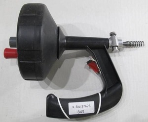 lot 843 image: Husky 14 in. x 25 ft. Power Drum Drain Auger