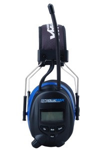 lot 854 image: Bluemax Digital Bluetooth Earmuff Headset with AMFM Stereo Radio and Audio Input