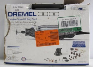 lot 867 image: Dremel 3000 Variable Speed Rotary Tool