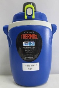 lot 911 image: Thermos 64 oz Foam Insulated Hydration Bottle - Blue