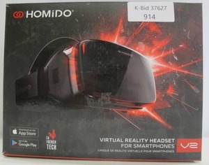 lot 914 image: Homido Virtual Reality Headset for Smartphones