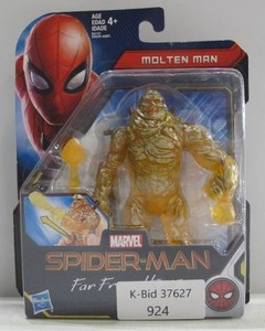 lot 924 image: Hasbro Spider-Man Molten Man Action Figure