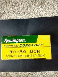 lot 60 image: 20 Rounds 30-30 Soft Point Ammunition