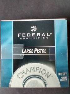 lot 59 image: 100 Large Pistol Primers