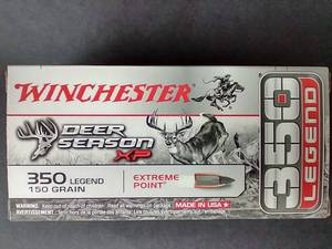 lot 63 image: 20 Rounds 350 Legend Extreme Point Ammunition