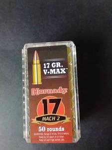 lot 70 image: 50 Rounds 17 V-Max Ammunition