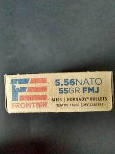 lot 76 image: 60 Rounds 5.56 FMJ Ammunition
