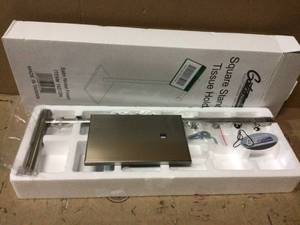 Gatco - 1431SN - Square Freestanding TP Holder SN Customer Returns See Pictures&nbsp