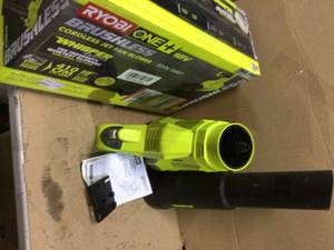 110 MPH 410 CFM ONE 18V Brushless Cordless Battery Variable-Speed Whisper Series Jet Fan Blower (Tool Only) by RYOBI Customer Returns See Pictures&nbsp