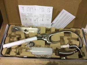Trielle Single-Handle Pull-Down Sprayer Kitchen Faucet in Vibrant Stainless by KOHLER Customer Returns See Pictures&nbsp