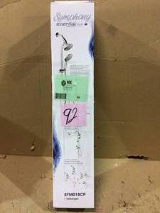 Belanger 2-Spray 8 in. Dual Shower Head and Handheld Shower Head with Body Jets in Polished Chrome by KEENEY