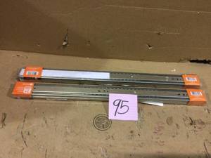 24 in. Side Mount Full Extension Ball Bearing Drawer Slide (2-Pack) Customer Returns See Pictures&nbsp
