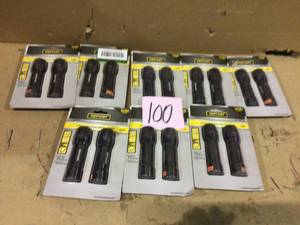 Defiant 2-pack 150 Lumen Led Flashlights Customer Returns See Pictures&nbsp