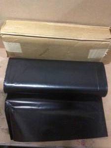 lot 35 image: HUSKY 6 ft. x 100 ft. Black 4 mil Plastic Sheeting Customer Returns See Pictures