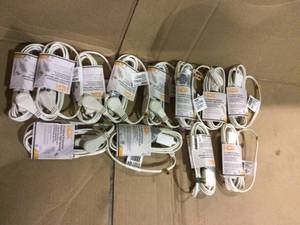 lot 43 image: HDX 6 ft. 163 Extension Cord Indoor Cable Wire HD#158-007 Customer Returns See Pictures