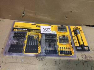 lot 85 image: Driving Bit Set (110-Piece) by DEWALT Customer Returns See Pictures