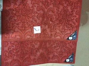 A1HC Brocade Red 24 in. x 36 in. Eco-Poly Scraper Mats with Anti-Slip Fabric Finish and Tire Crumb Backing Customer Returns See Pictures