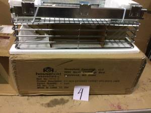 11.5 in. Standard Extended Organizer in Chrome  by Design Trend Customer Returns See Pictures
