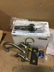 Venza 4 in. Centerset 2-Handle Bathroom Faucet in Vibrant Brushed Nickel by KOHLER Customer Returns See Pictures
