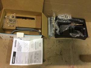 Genta 8 in. Widespread 2-Handle Bathroom Faucet in Matte Black by MOEN Customer Returns See Pictures