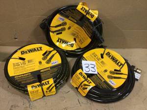 DeWalt DXPA25PH 25 Ft. 3700 PSI Pressure Washer Hose Customer Returns See Pictures