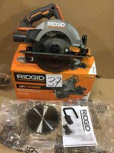 18-Volt OCTANE Cordless Brushless 7-14 in. Circular Saw (Tool Only) by RIDGID Customer Returns See Pictures