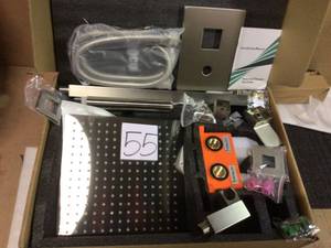 2-Handle 2-Spray of Rain LED 10 in. Shower Head System Shower Faucet and Handheld Kit in Brushed Nickel (Valve Included) Customer Returns See Pictures
