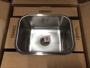 Signature Plus Drop-InUndermount Stainless Steel 20 in. Single Bowl Kitchen Sink by Elkay Customer Returns See Pictures