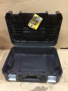 TSTAK II 13 in. Stackable Flat Top Tool Storage Case by DEWALT Customer Returns See Pictures