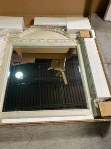 Cassimore Pearl Silver Bedroom Mirror Customer Returns See Pictures