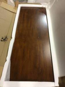 lot 29 image: OXFORD COLLECTION EXECUTIVE DESK BF-24513 SZ 70.7 IN L X 28.5 IN W X4.1 IN H Customer Returns See Pictures 